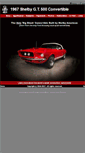 Mobile Screenshot of 1967shelbyconvertible.com